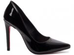 scarpin preto salto 12cm verniz | VitriNerm