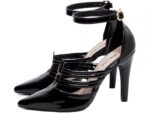 scarpin feminino preto solado antiderrapante | VitriNerm
