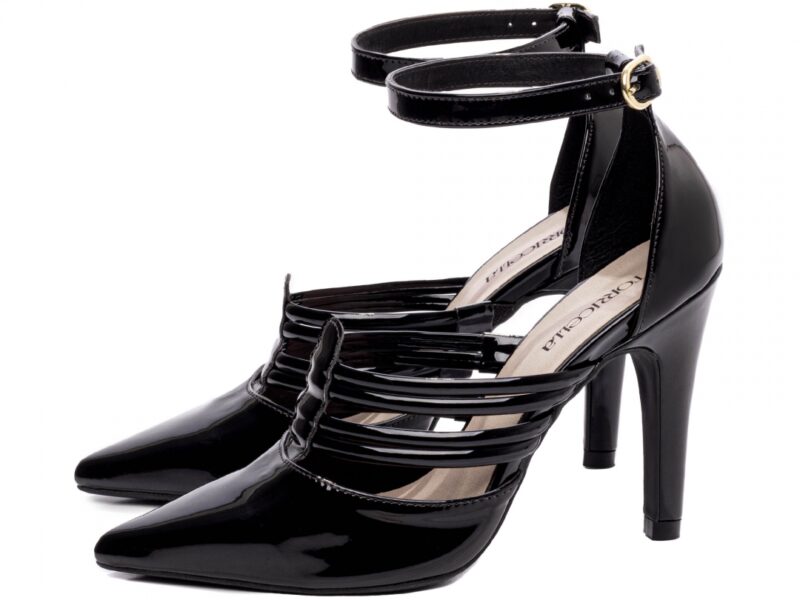 scarpin feminino preto solado antiderrapante | VitriNerm
