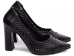 scarpin feminino preto solado antiderrapante | VitriNerm