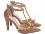scarpin feminino caramelo solado antiderrapante | VitriNerm