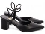 scarpin feminino preto solado antiderrapante | VitriNerm