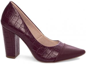 scarpin bordô salto 9cm napa | VitriNerm