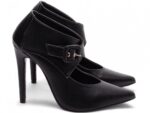scarpin feminino preta solado antiderrapante | VitriNerm