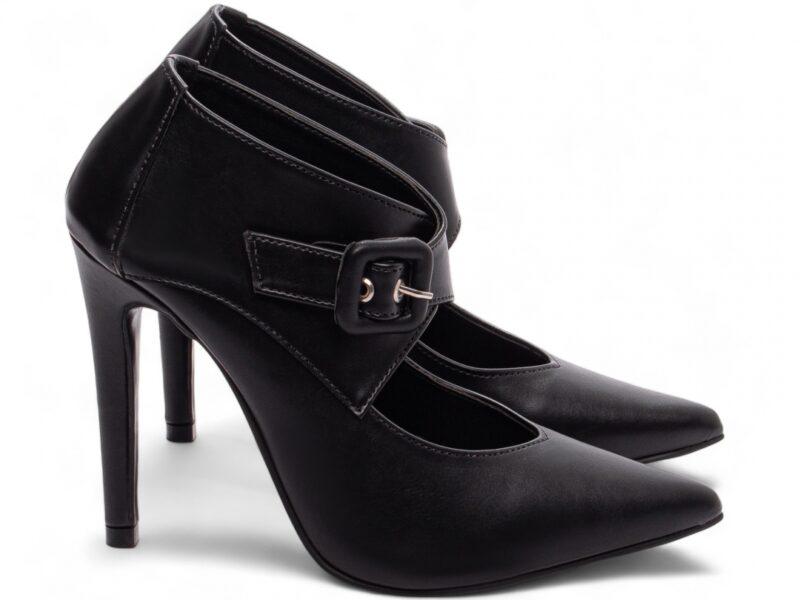 scarpin feminino preta solado antiderrapante | VitriNerm