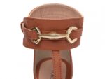 detalhe bico sandália feminina caramelo feminino | VitriNerm