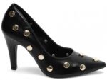 scarpin preto salto 9cm napa | VitriNerm