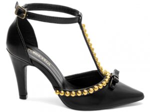 scarpin preto salto 9cm napa | VitriNerm