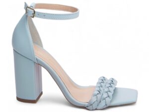 sandália azul salto 8,5cm napa | VitriNerm