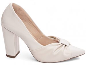 scarpin off white salto 9cm verniz | VitriNerm