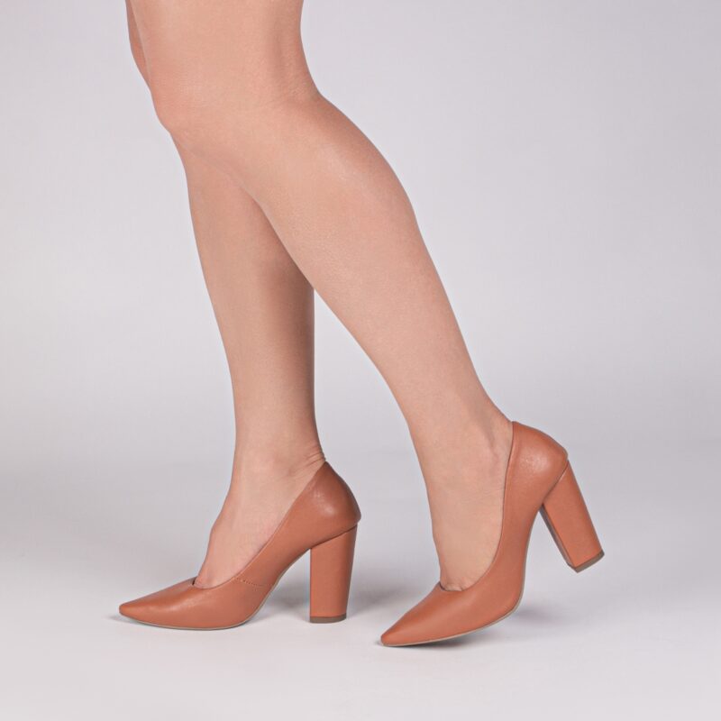 scarpin feminino caramelo feminino elegante comprar | VitriNerm