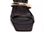 detalhe bico sandália feminina dourado feminino | VitriNerm