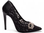 scarpin preto salto 12cm napa | VitriNerm