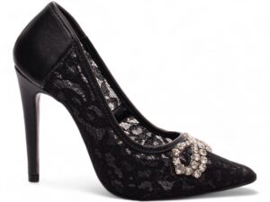 scarpin preto salto 12cm napa | VitriNerm