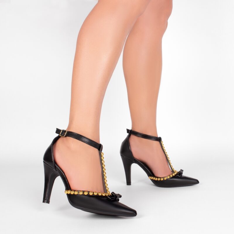 scarpin feminino preto feminino elegante comprar | VitriNerm