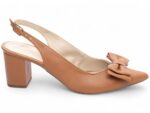 scarpin caramelo salto 6,5cm napa | VitriNerm