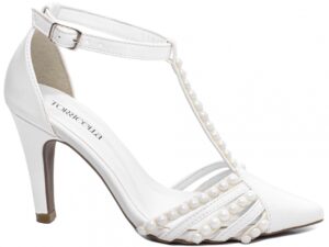 scarpin branco salto 9cm napa | VitriNerm