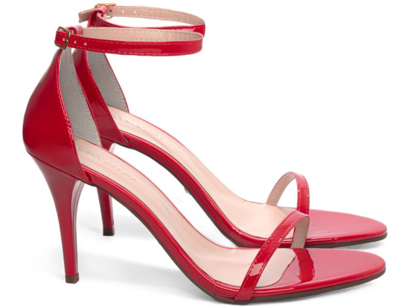 sandália feminina vermelho solado antiderrapante | VitriNerm