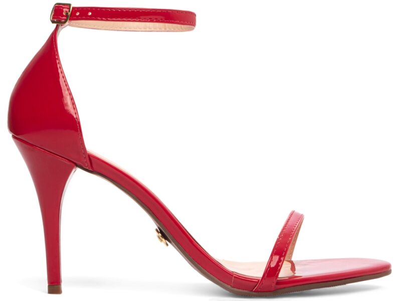 sandália feminina vermelho par completo | VitriNerm