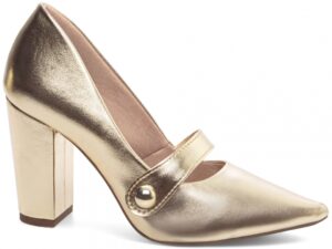 scarpin dourado salto 9cm napa | VitriNerm