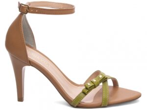 sandália dourado salto 9cm napa | VitriNerm