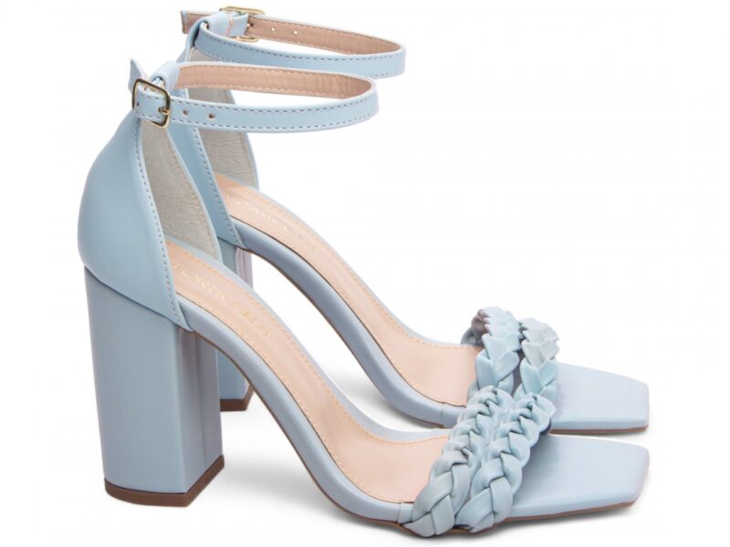 sandália feminina azul solado antiderrapante | VitriNerm
