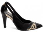 scarpin preto salto 9cm napa | VitriNerm