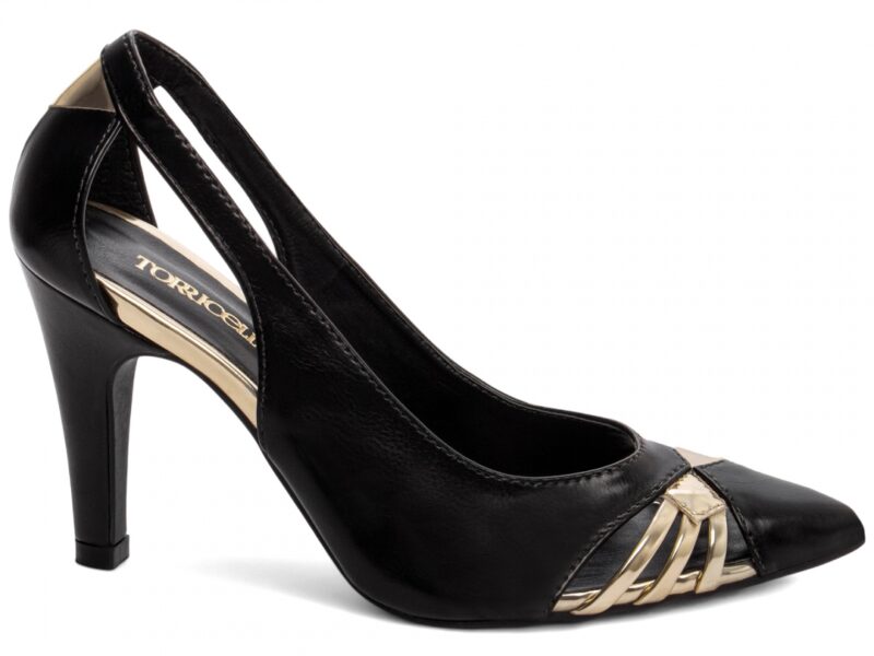 scarpin preto salto 9cm napa | VitriNerm