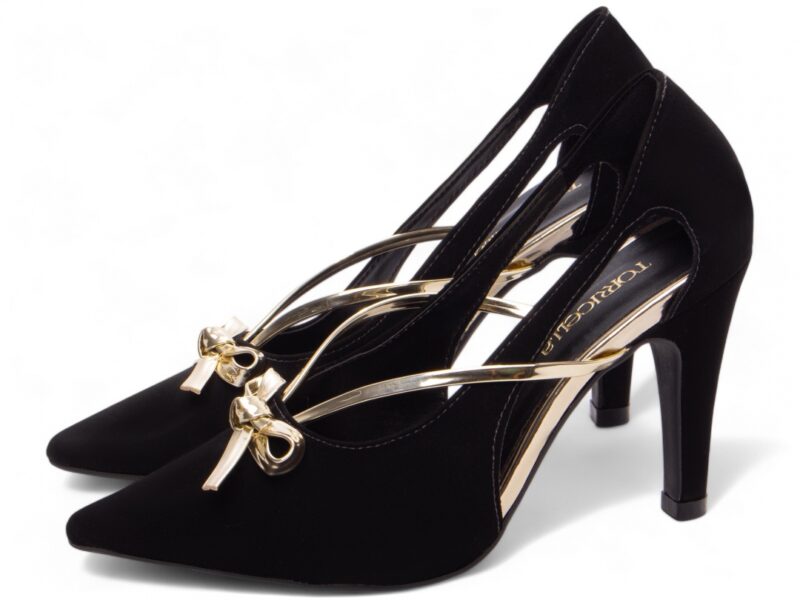 detalhe salto 9cm preto scarpin feminino | VitriNerm