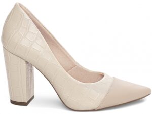 scarpin bege salto 9cm napa | VitriNerm
