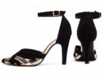 scarpin feminino preto vista lateral salto 9cm | VitriNerm