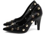 detalhe salto 9cm preto scarpin feminino | VitriNerm