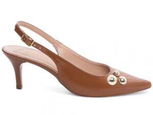 scarpin caramelo salto 6cm verniz | VitriNerm