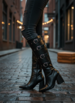 bota feminina preta feminino elegante comprar | VitriNerm