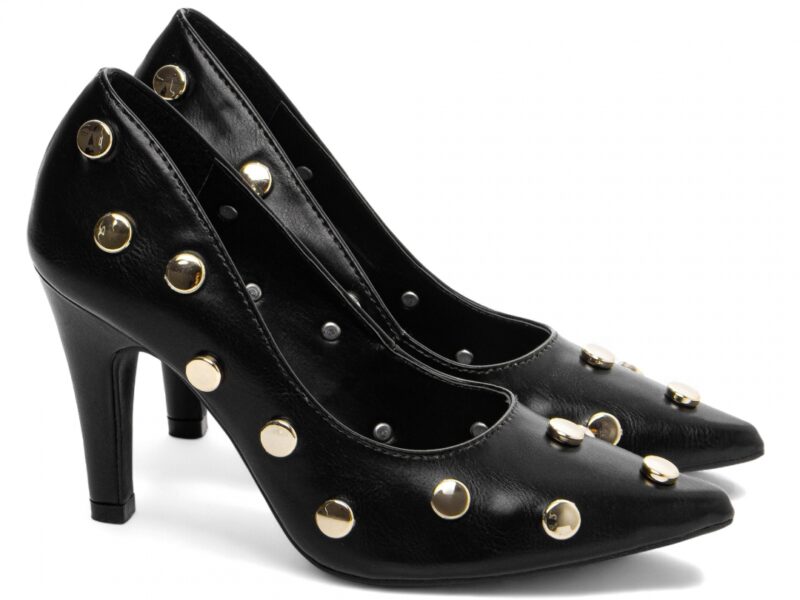 scarpin feminino preto solado antiderrapante | VitriNerm
