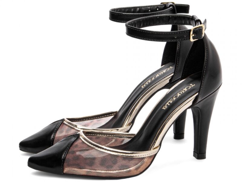 scarpin feminino preto par completo | VitriNerm