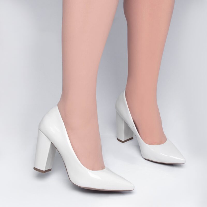 scarpin feminino off white feminino elegante comprar | VitriNerm
