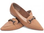 mocassim caramelo bico fino napa | VitriNerm
