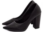 detalhe salto 9cm preto scarpin feminino | VitriNerm