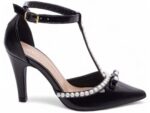 scarpin preto salto 9cm verniz | VitriNerm