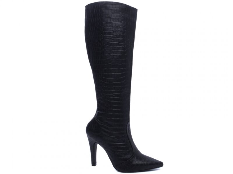 bota preta salto 10cm napa | VitriNerm