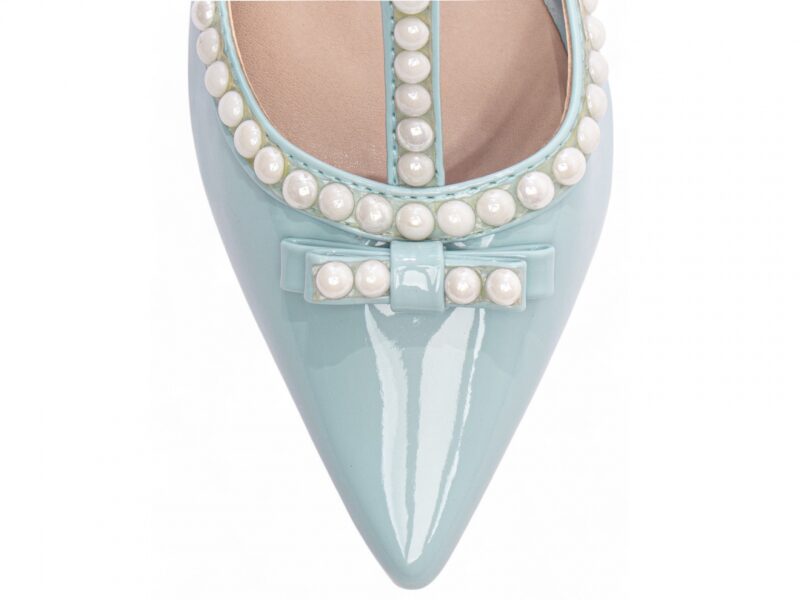 detalhe bico scarpin feminino azul feminino | VitriNerm