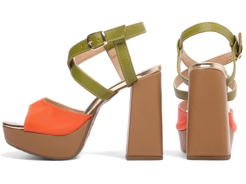 sandália feminina vista lateral salto 11cm | VitriNerm