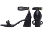 sandália feminina preto vista lateral salto 7cm | VitriNerm