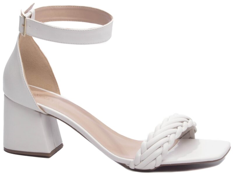 sandália off white salto 7cm napa | VitriNerm