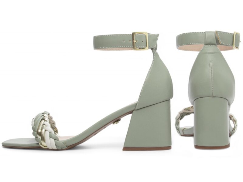 sandália feminina vista lateral salto 7cm | VitriNerm
