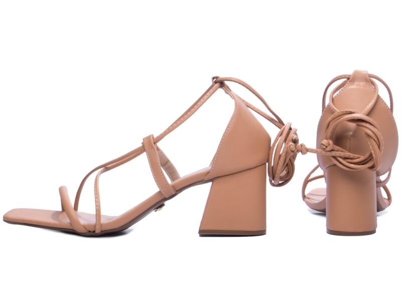 sandália feminina vista lateral salto 7cm | VitriNerm