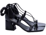 sandália feminina preto solado antiderrapante | VitriNerm