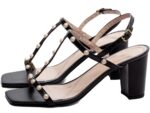 detalhe sandália feminina preto feminino | VitriNerm