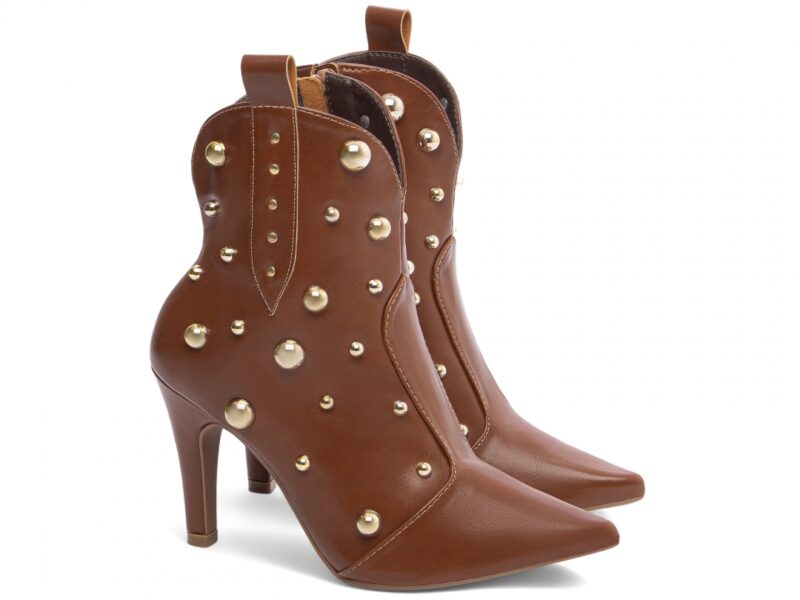 bota feminina caramelo par completo | VitriNerm